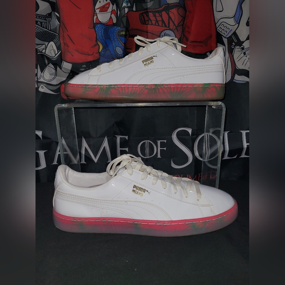 Puma Miami White Sneakers